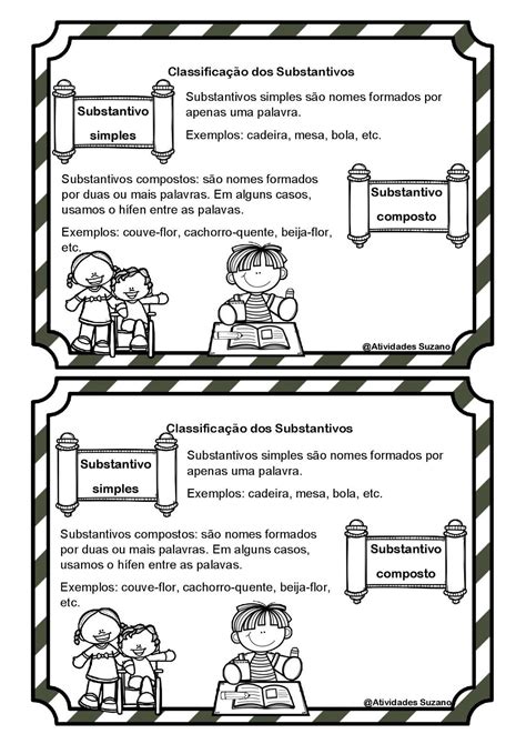 Atividade Substantivo Simples E Composto 6 Ano
