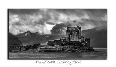 Castle Eilean Donan Bw Loch Duich West Coast Youtube Flickr