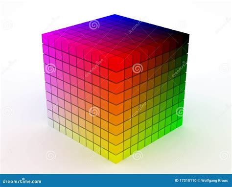 Cubo Del Color Foto De Archivo Imagen 17310110