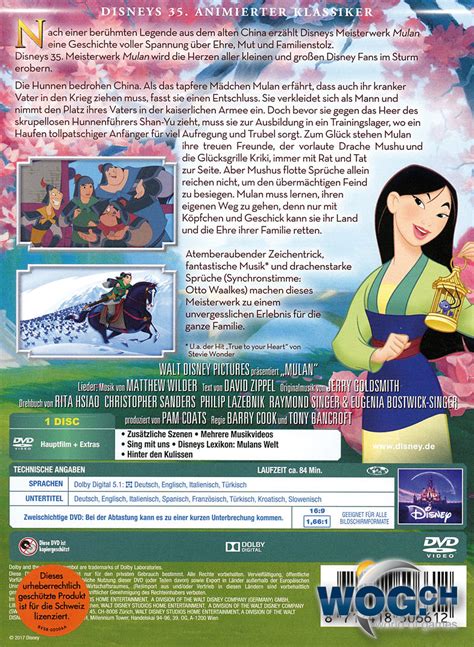 Mulan Disney Classics [dvd Filme] • World Of Games