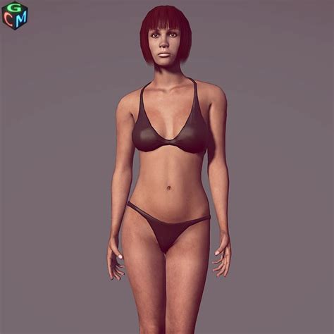 Animated 3D Bikini Models TurboSquid
