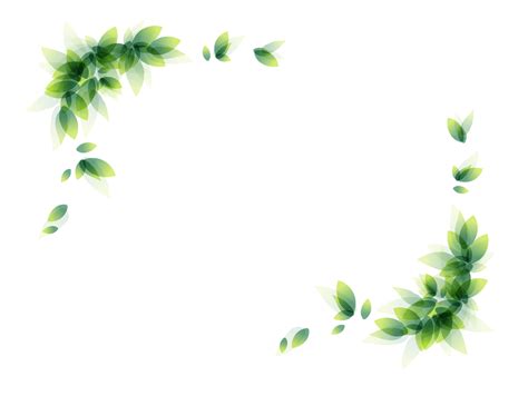 Clip Art Green Leaves Border Png Download 31502430 Free