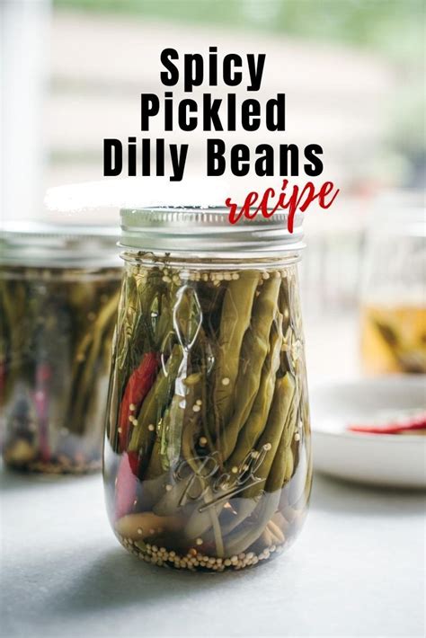 Preserves The Best Spicy Mixed Dilly Beans Recipe Dilly Beans