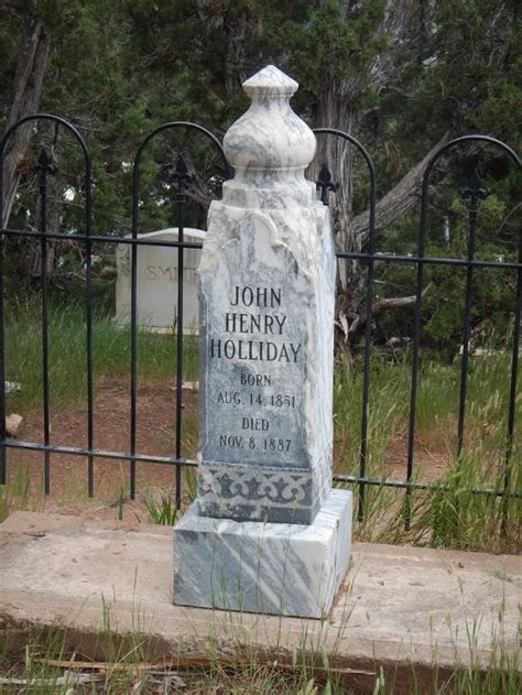 Doc Holliday Find A Grave Memorial Old West Outlaws