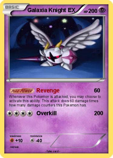 Pokémon Galaxia Knight Ex Revenge My Pokemon Card