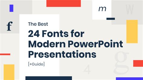 The Best 24 Fonts For Modern Powerpoint Presentations Guide