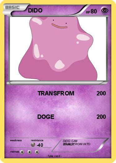 Pokémon Dido 10 10 Transfrom My Pokemon Card