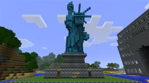 Minecraft Statue Of Liberty Steve