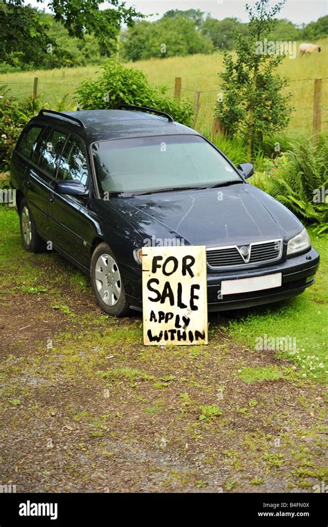 Second Hand Car For Sale Stock Photo Alamy