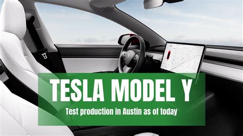 Tesla Model Y Test Production In Austin As Of Today Youtube