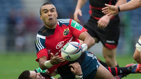 Pro12 Munster And Ireland Wing Simon Zebo Could Face Ulster Next Month