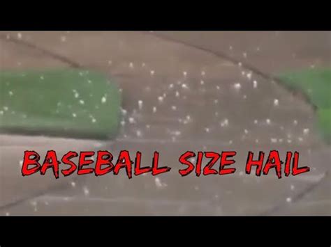 The severe thunderstorms were forecasted across the kansas city region, and a tornado watch that was issued until 7:30 pm was lifted early.this video from adrian shows the large, damaging hail. Baseball Size Hail! - YouTube