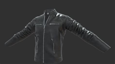 Leather Jacket 3d Model