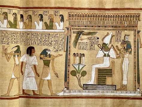 Livre des morts dHounéfer 1275 av J C Encre et pigments sur papyrus
