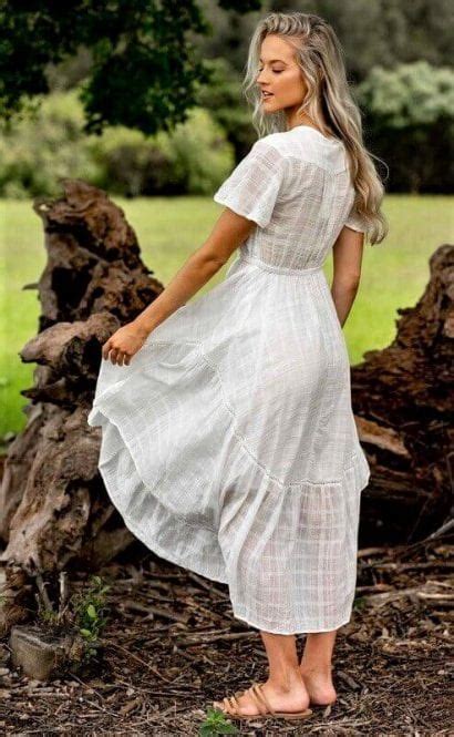 White Boho Maxi Dress Buy Bohemian Dresses Online Modella