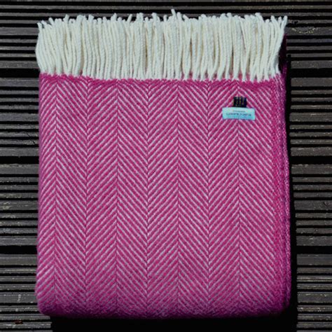 Pink Wool Throw By Atlantic Blankets