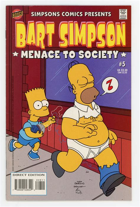 Simpsons Comics Presents Bart Simpson 5 Bongo Vf Comic Books Modern Age Bongo Bart
