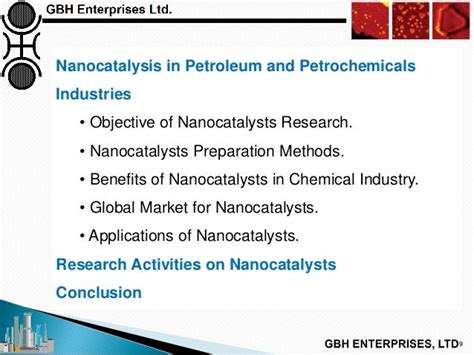 Nanocatalysts In Refining And Petrochemical Processes
