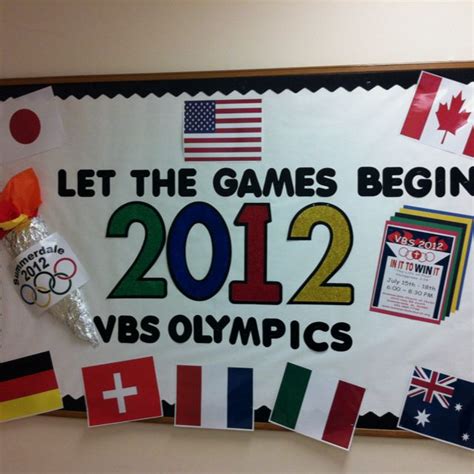 Let The Games Begin Adaptable Bulletin Board For An Olympics Theme