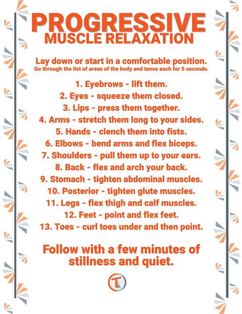 Progressive Muscle Relaxation Exercise — Tiltons Therapy