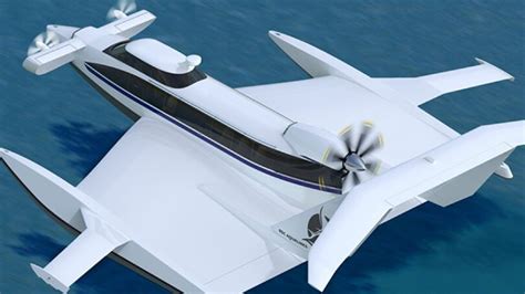 This New Aircraft Boat Hybrid Flies A Foot Over The Water At 70 Mph