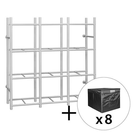65131k Bin Warehouse Rack 12 Totes Compact With 2x4pk 22gal Fold A