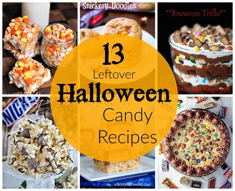 13 Leftover Halloween Candy Recipes Cookies Bars And Dips