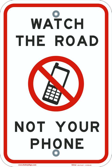 Stop Texting And Driving Signs Safety Sign News