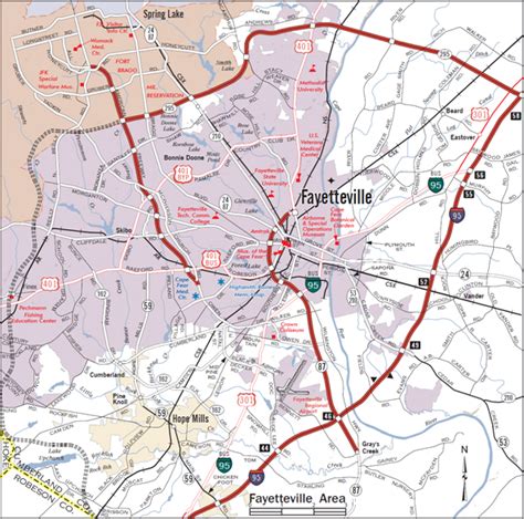 Map Of Fayetteville North Carolina Maps Location Cata