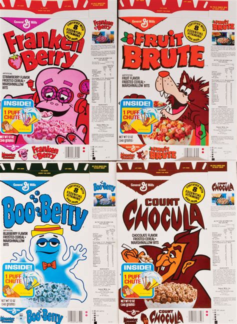 1970s General Mills Monster Cereals Loved Boo Berry And Frankenberry