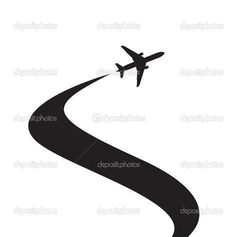 Airplane Silhouette Stock Vector By ©chrupka 41942299