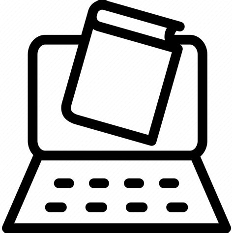 Book Laptop Notebook Icon Download On Iconfinder