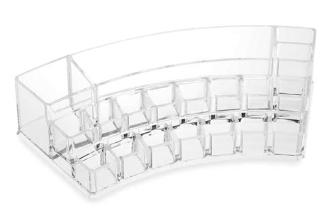 Quality Acrylic Clear Organizer Curved Multiple Dividers Cosmetics