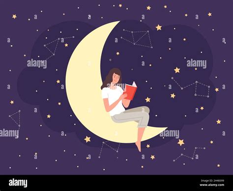 Dreamer Woman Stock Vector Images Alamy