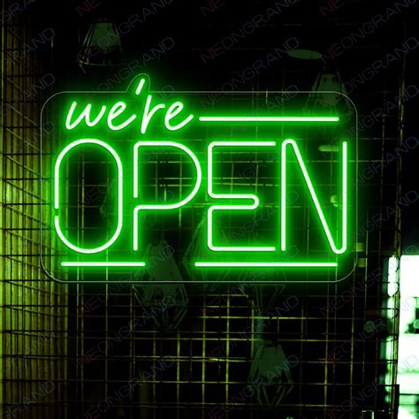 Open Neon Sign Were Open Business Led Light In 2023 Neon Signs Neon