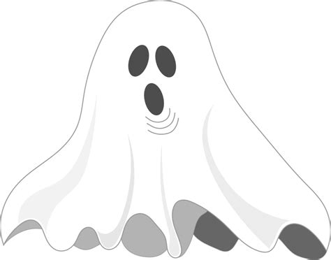 Public Domain Clip Art Image Illustration Of A Ghost Id