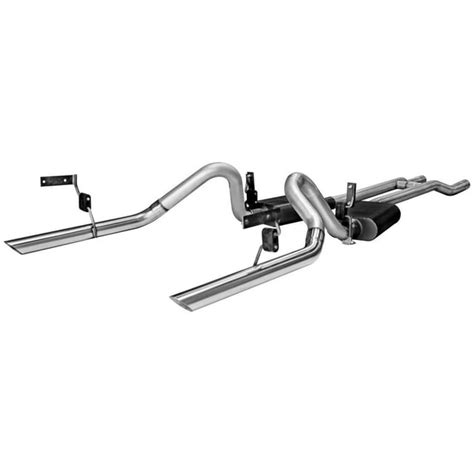 Flowmaster 17273 Header Back System Dual Rear Exit American Thunder