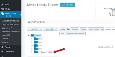 How To Add And Organize Folders In The Wordpress Media Library