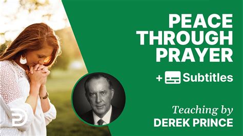 Peace Through Prayer Part 119 Derek Prince Devotions Youtube