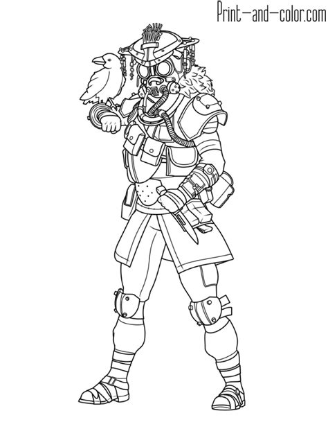 Apex Legends Coloring Page Bloodhound Coloring Pages Legend Drawing Copic Marker Drawings