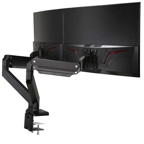 Avlt Dual 13 35 Monitor Arm Desk Mount Fits Two Flatcurved Monitor