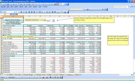 Personal Finance Spreadsheet Template1 — Db