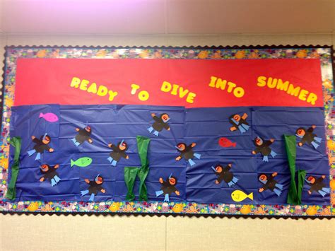 Ready To Dive Into Summer June Bulletin Board Miss Roberts Room