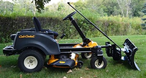 49” Zero Turn Mower Plow For Cub Cadet Rzt With Steering Wheel Nordic