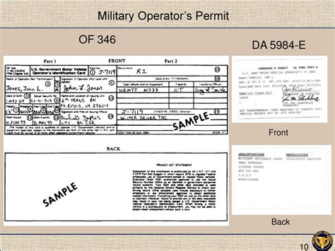 Military Drivers License Form Plusable