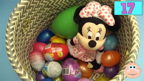 50 Disney Surprise Egg Opening Pixar Cars Princess Mickey Minnie Mouse