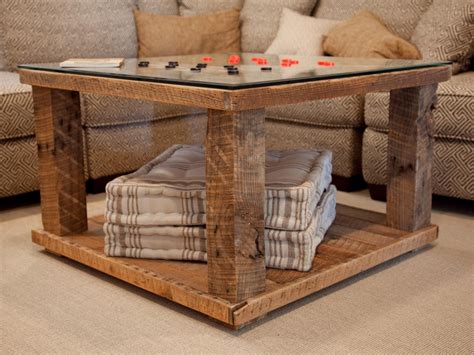 How to Build a Rustic Checkerboard Table | how-tos | DIY