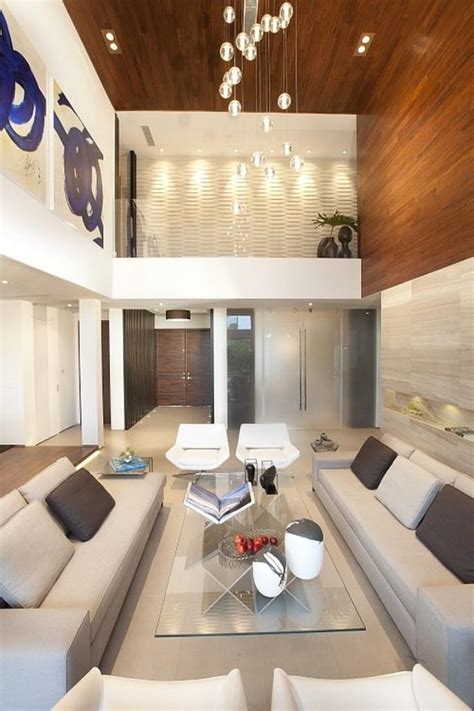 Many homeowners are not aware of what light shades do or how they will they'll look in their homes. 25 Aesthetically Advanced Living Room Designs with High ...