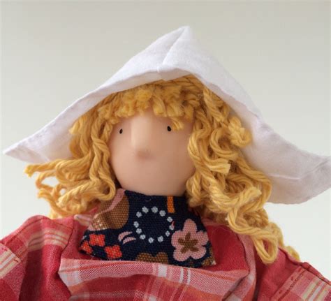 Ooak Handmade Folk Art Doll Dutch Girl By Persimmonandme On Etsy
