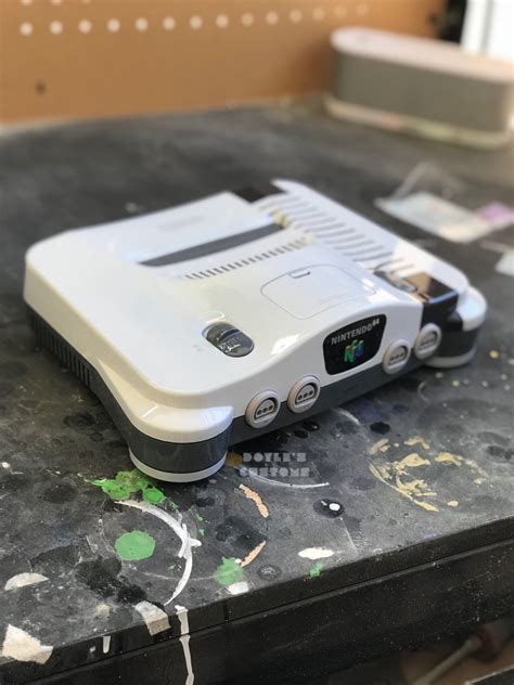Doyles Customs — Nes Themed N64 Controller And Console